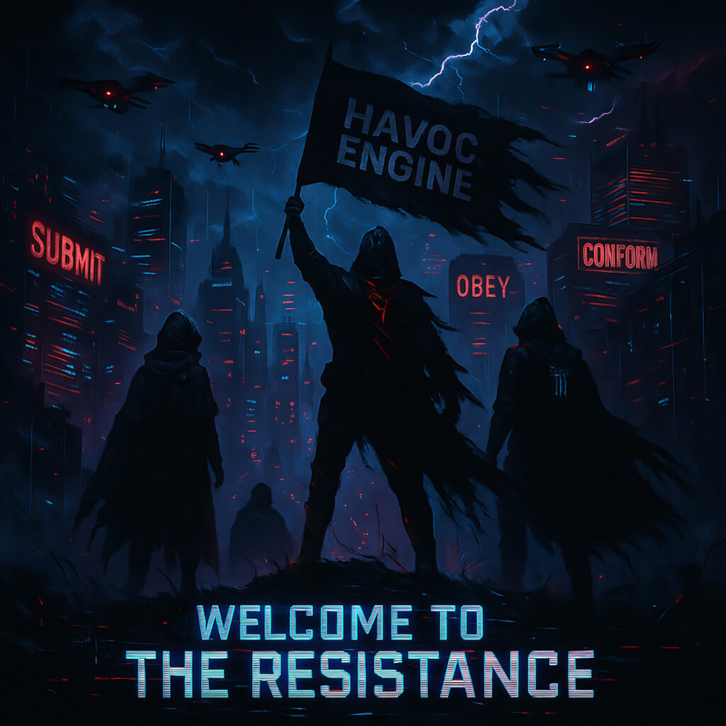 cover single art Havoc Engine Welcome to the Resistance