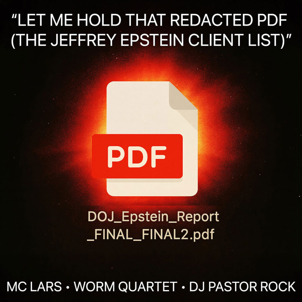 cover single art MC Lars Let Me Hold That Redacted PDF The Jeffrey Epstein Client List