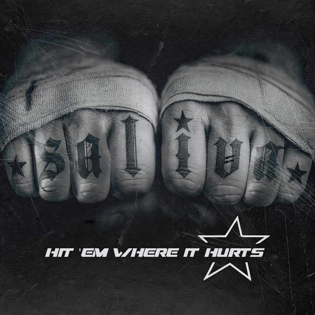 cover single art Saliva Judge and Jury Hit Em Where It Hurts