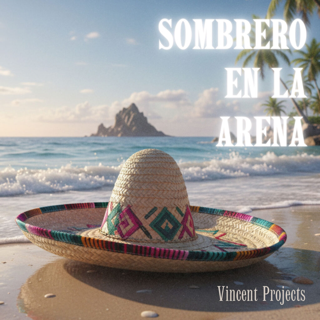 cover album art vincent projects sombrero en la arena