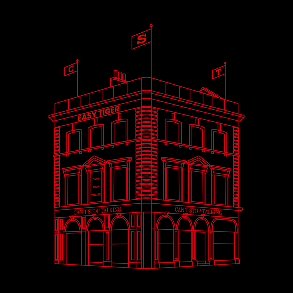 cover EP art CAN'T STOP TALKING CAN'T STOP TALKING Live at The George Tavern