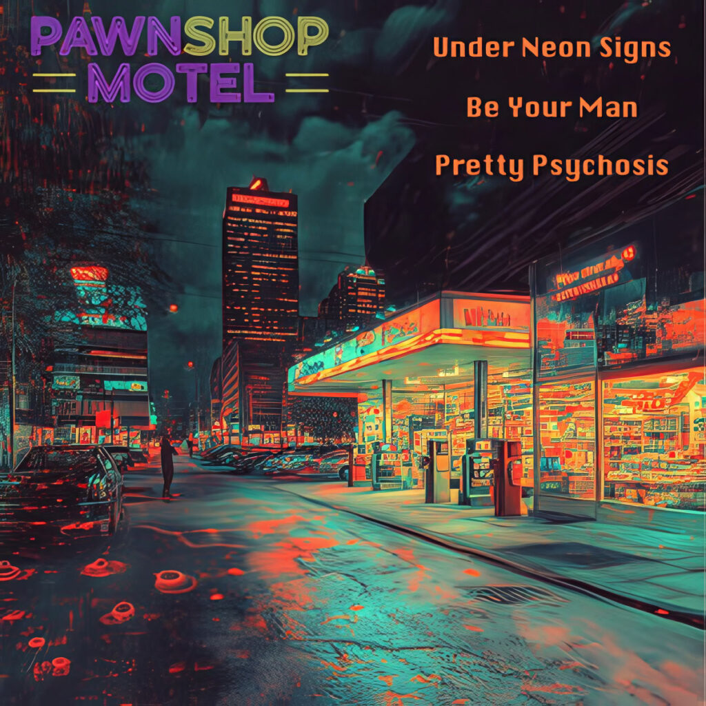 cover single art PawnShop Motel Pretty Psychosis