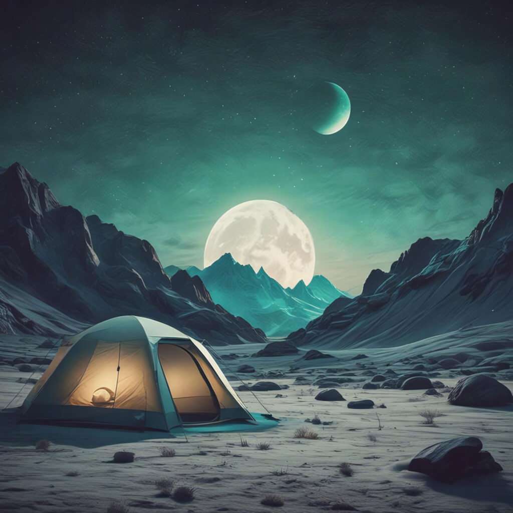 cover single art Cup of Music Night on the Moon