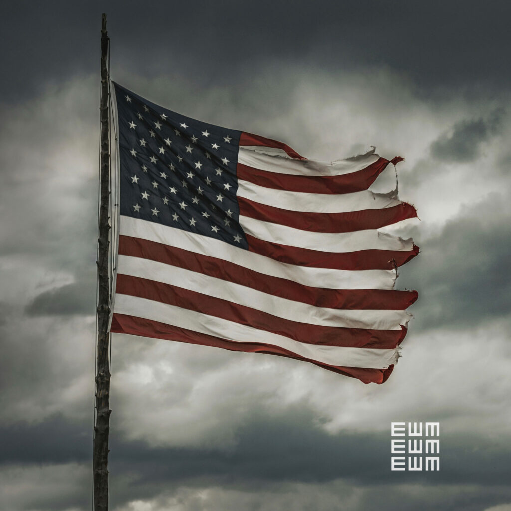 cover single art ELDERLY WHITE MAN THE EMPIRE FELL DOWN