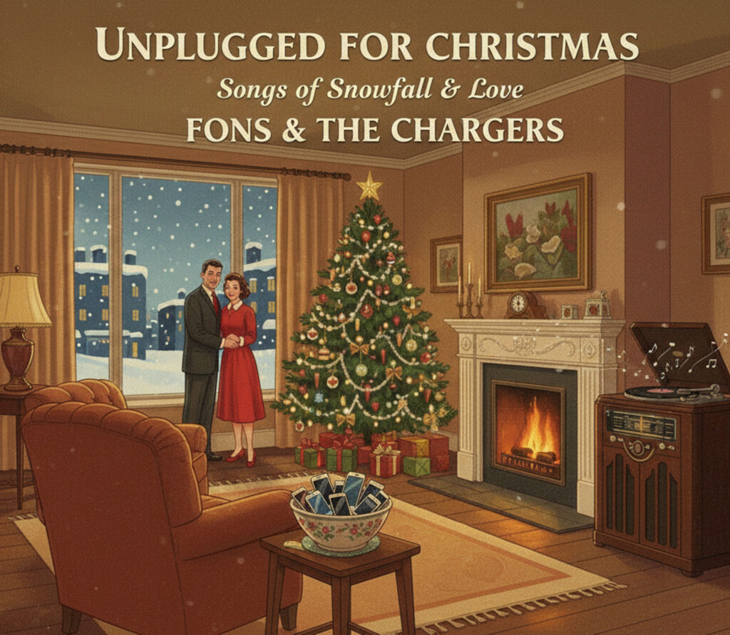 cover single art Fons and the Chargers The Last Little Christmas Tree