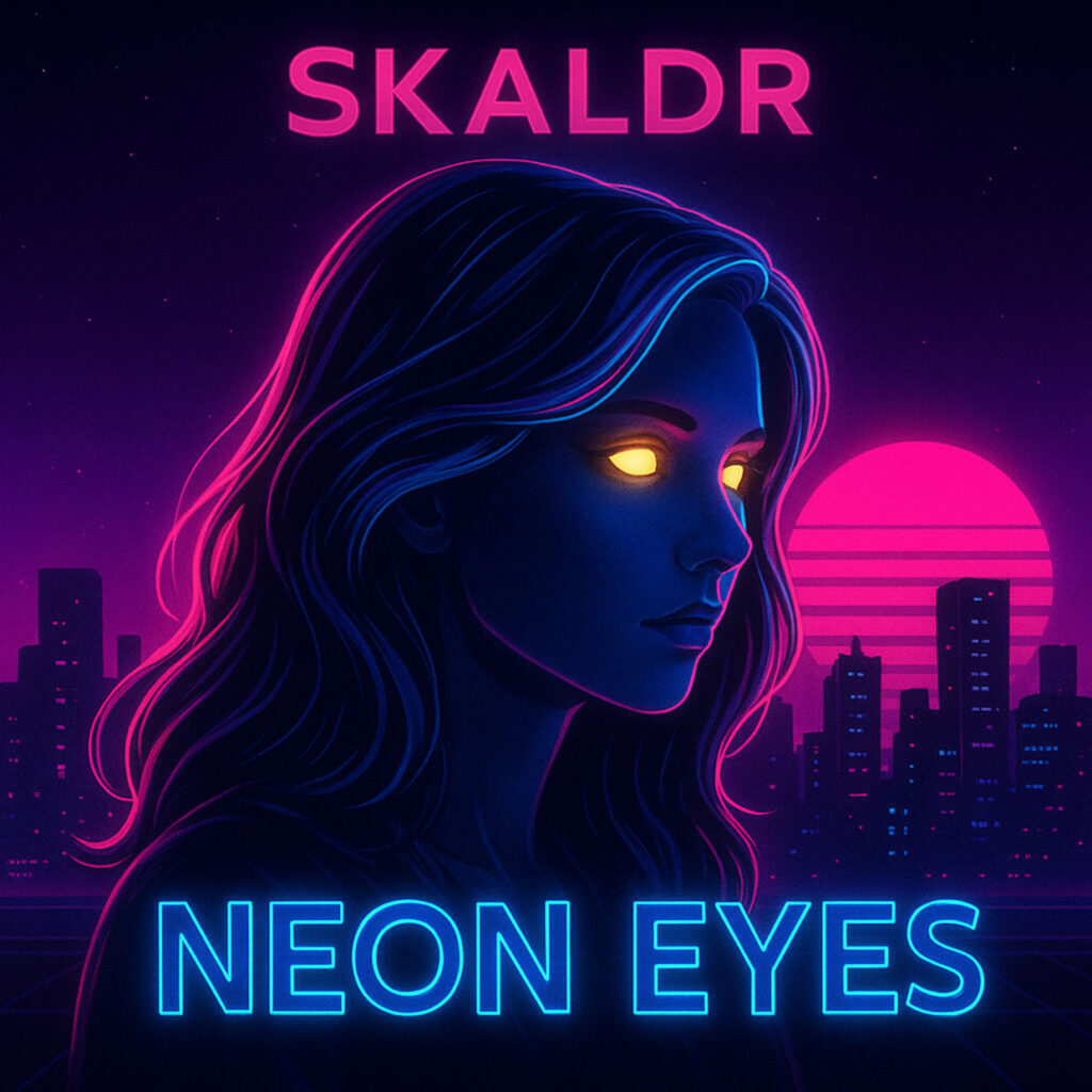 cover single art Skaldr Neon Eyes