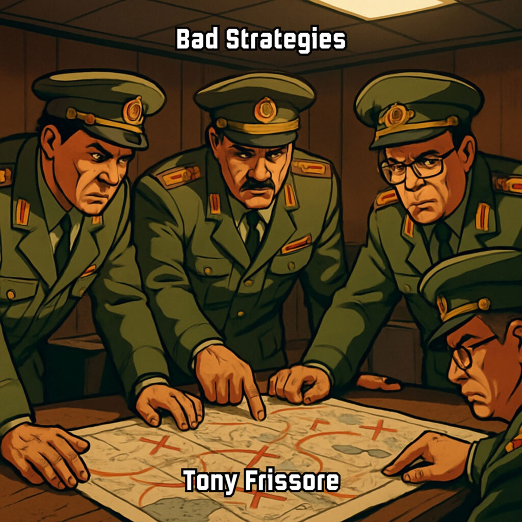 cover single art Tony Frissore Bad Strategies