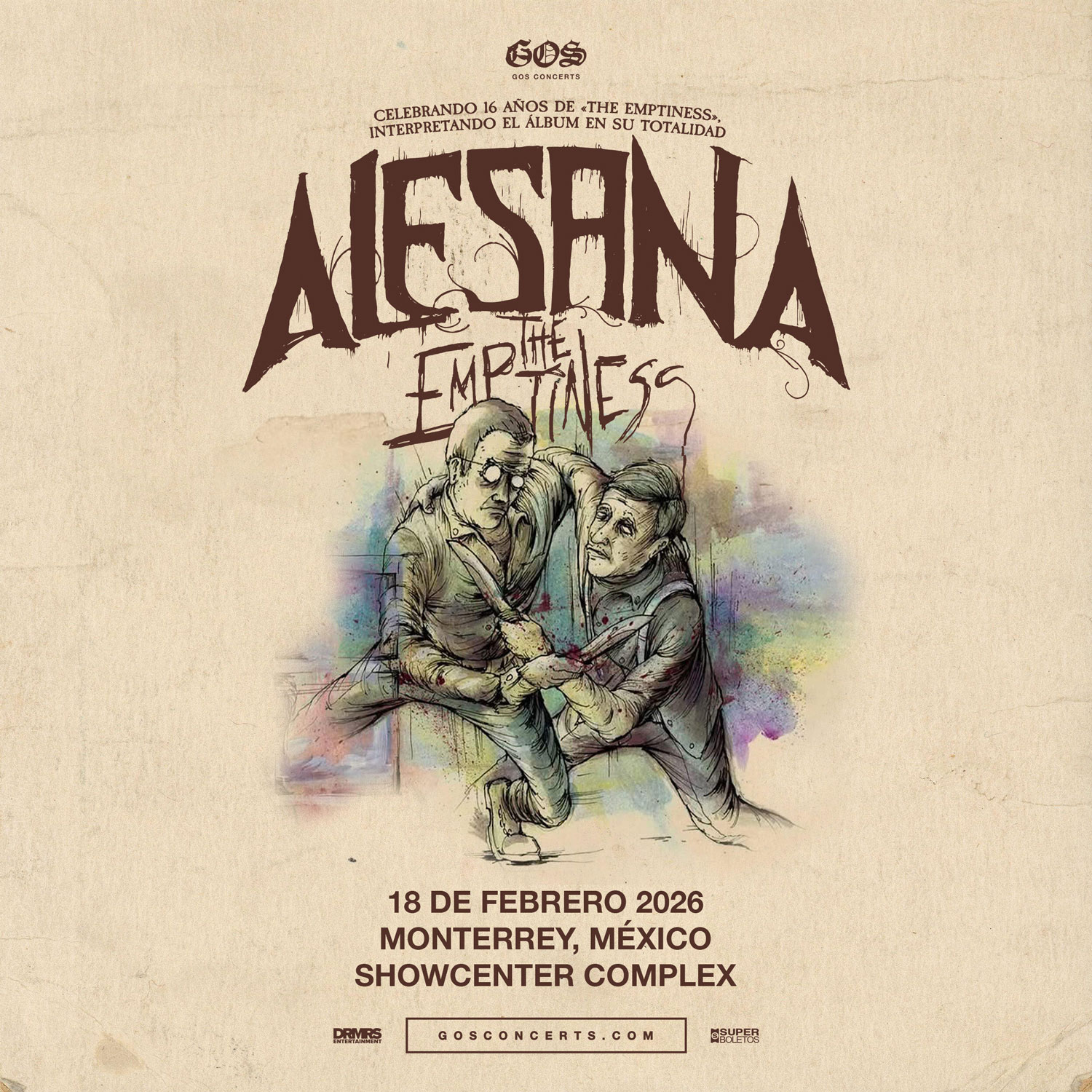 Alesana revive “The Emptiness” en su regreso a Monterrey