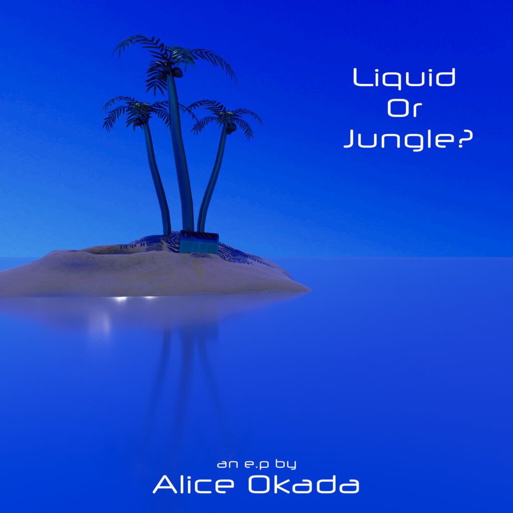 cover single art Alice Okada Liquid or Jungle