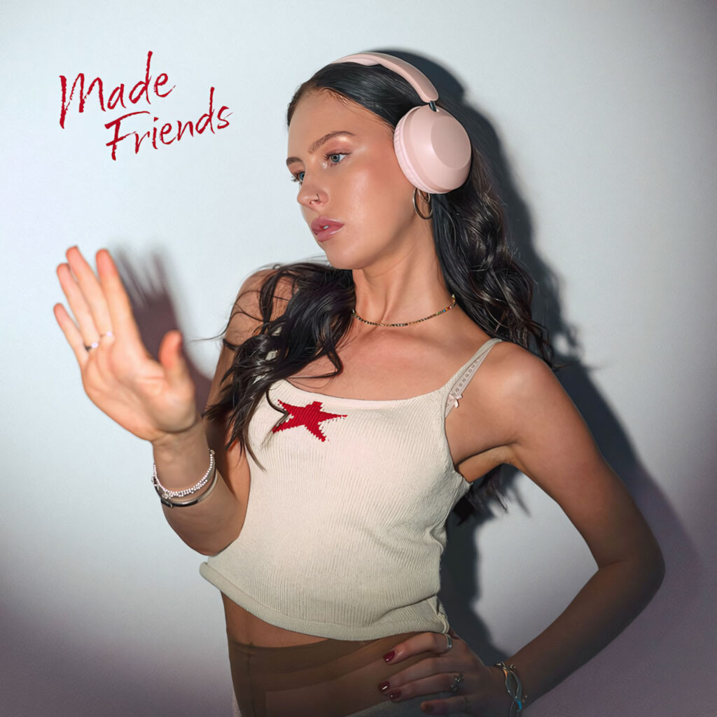 cover single art Olivia Cox Made Friends