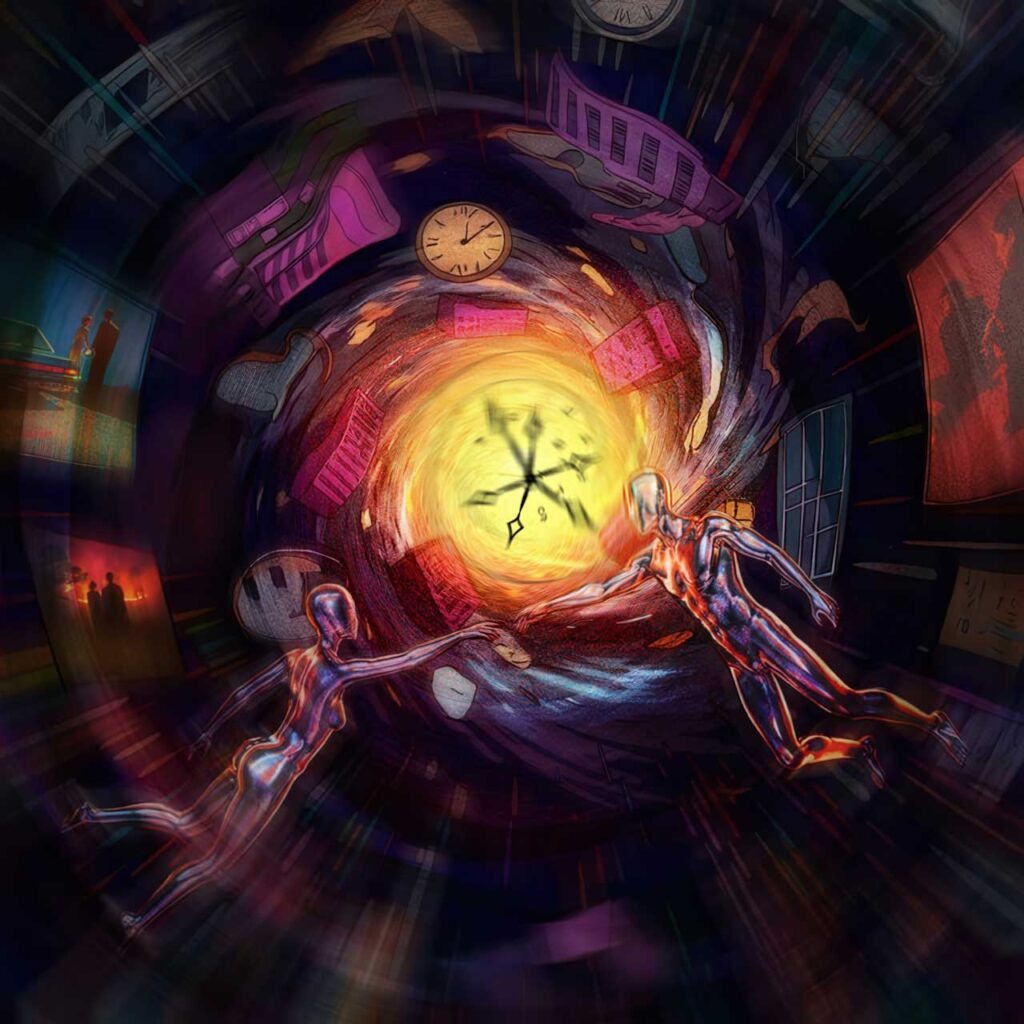 portada single art Konnichiwa Club Cronostasis