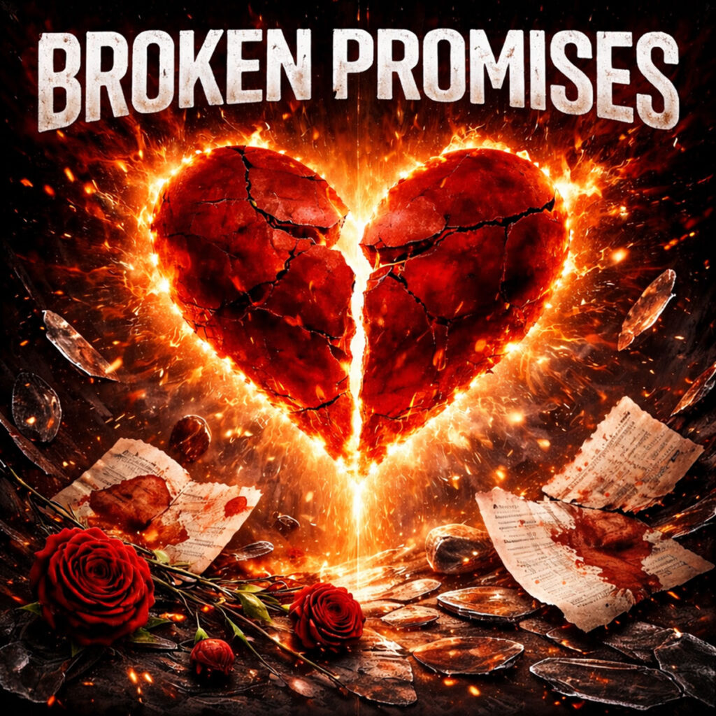 cover single art Keogea BROKEN PROMISES
