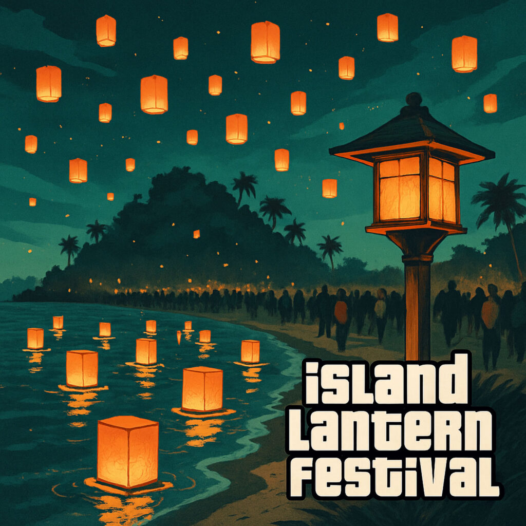 cover single art Tony Frissore Island Lantern Festival