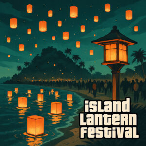 Tony Frissore ilumina con Island Lantern Festival