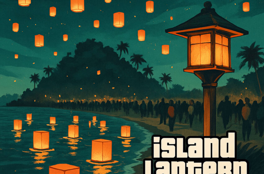  Tony Frissore ilumina con Island Lantern Festival