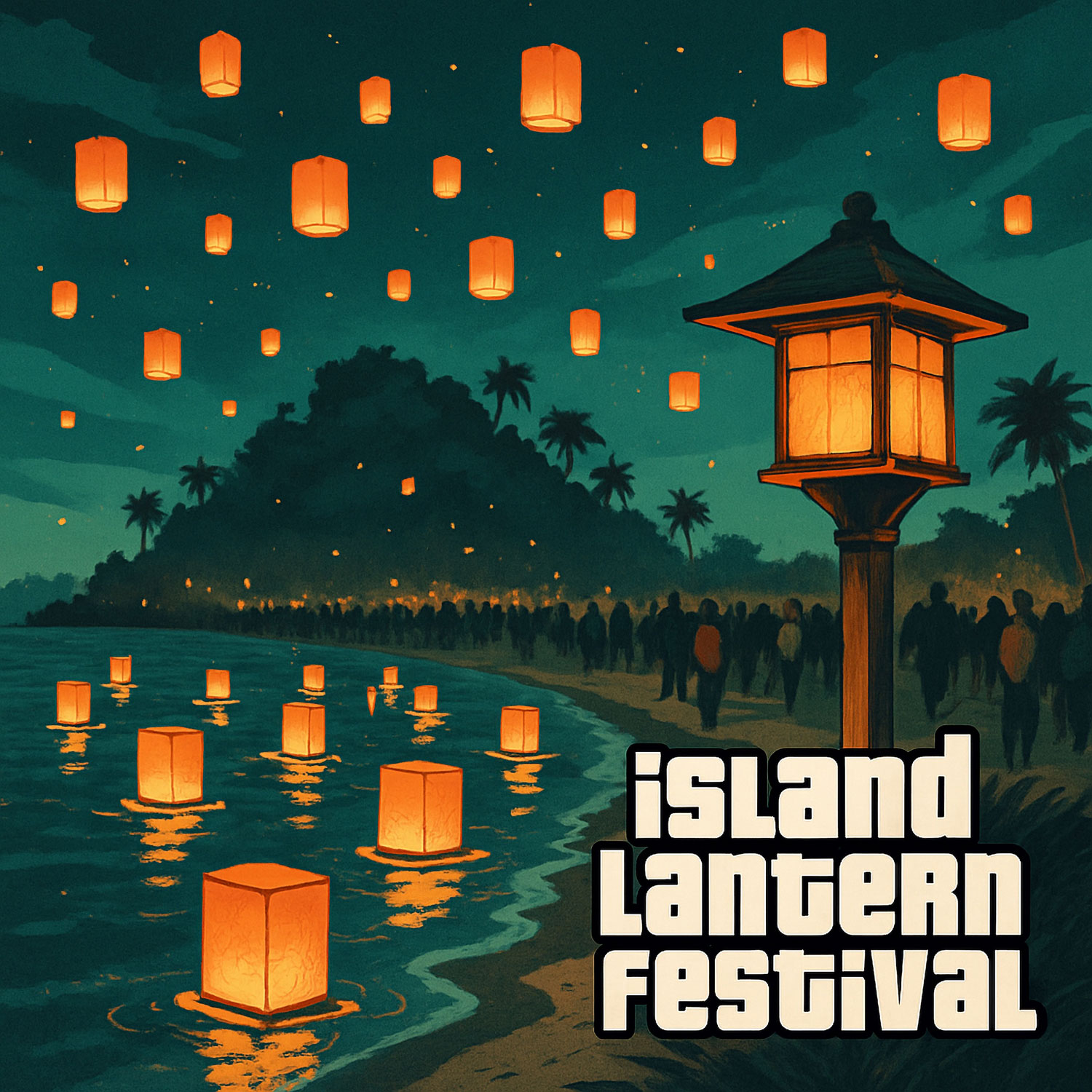 Tony Frissore ilumina con Island Lantern Festival