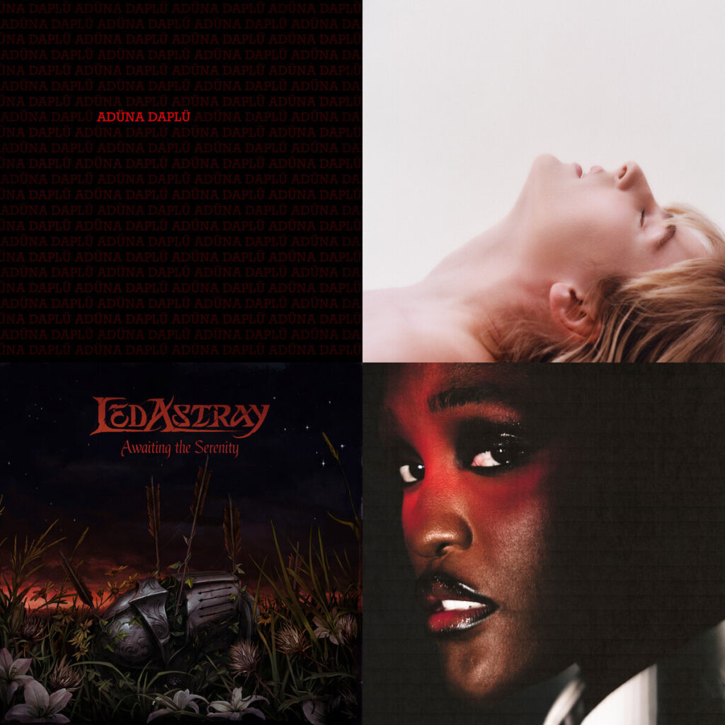 Collage de portadas: REAT – Aduna Daplu; Mary – Middlefield Milk; Led – Astray Реквием; Claimax – Mr5h