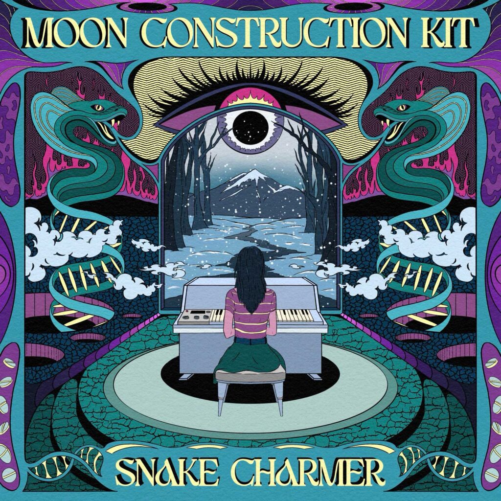 cover single art Moon Construction Kit Snake charmer