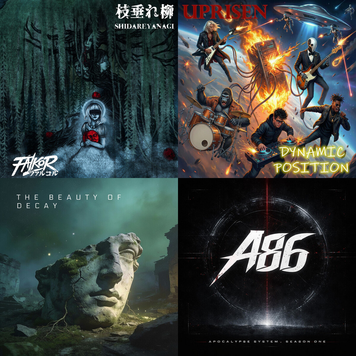 Cuatro lanzamientos entre metal alternativo y rap metal