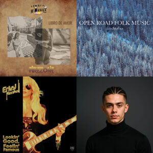 Entre emociones y actitud: cuatro canciones que cruzan rock, folk, hip-hop y pop