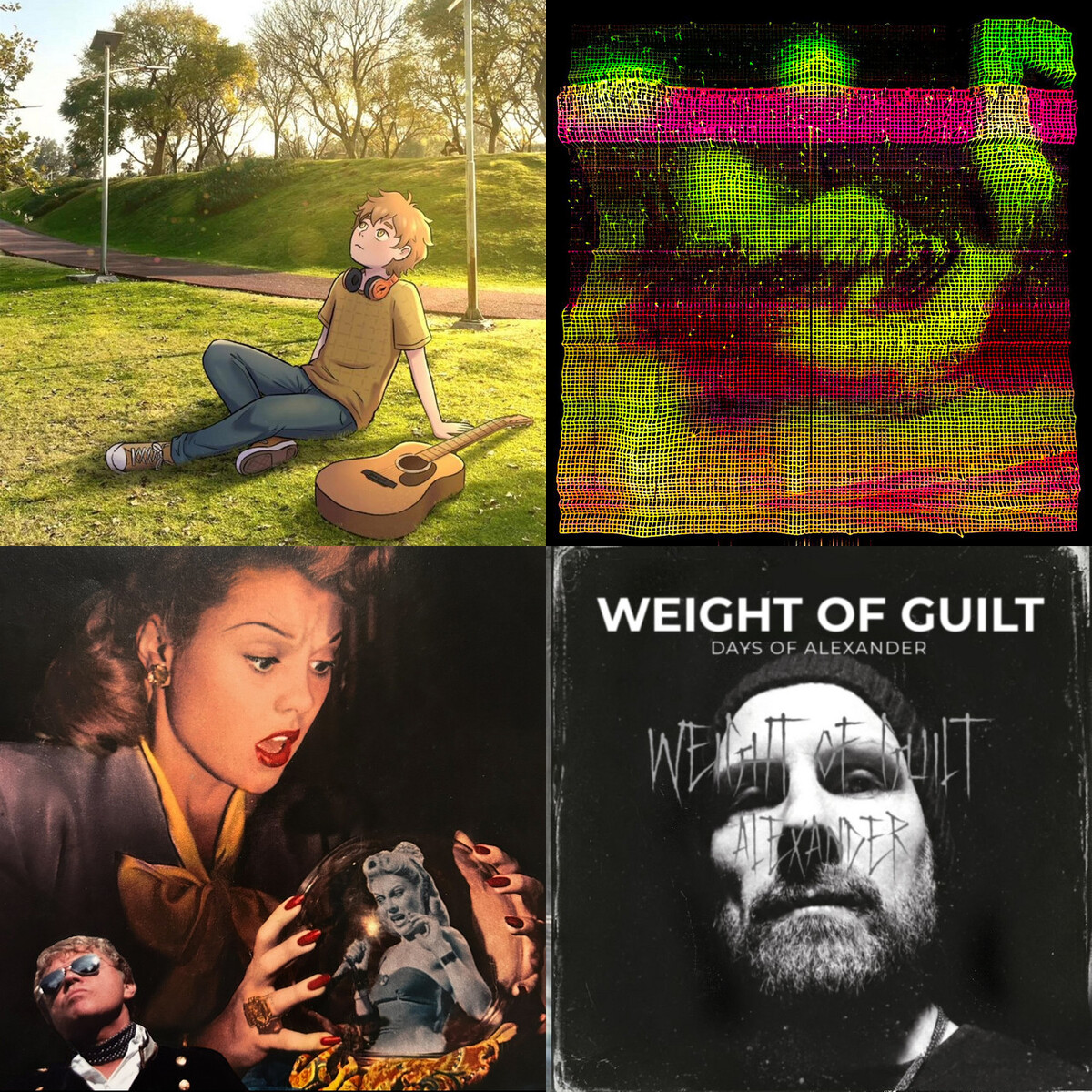 Entre sombras, catarsis y amaneceres: cuatro paisajes emocionales del rock y el indie contemporáneo