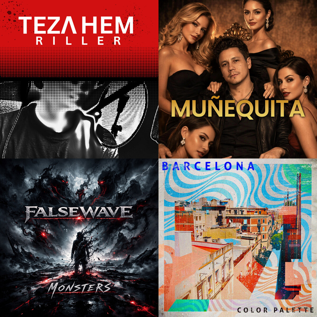 Entre sombras, viajes y romances: cuatro canciones, cuatro historias