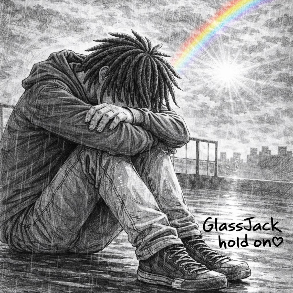  “hold on.” de GlassJack: electrónica y resistencia emocional