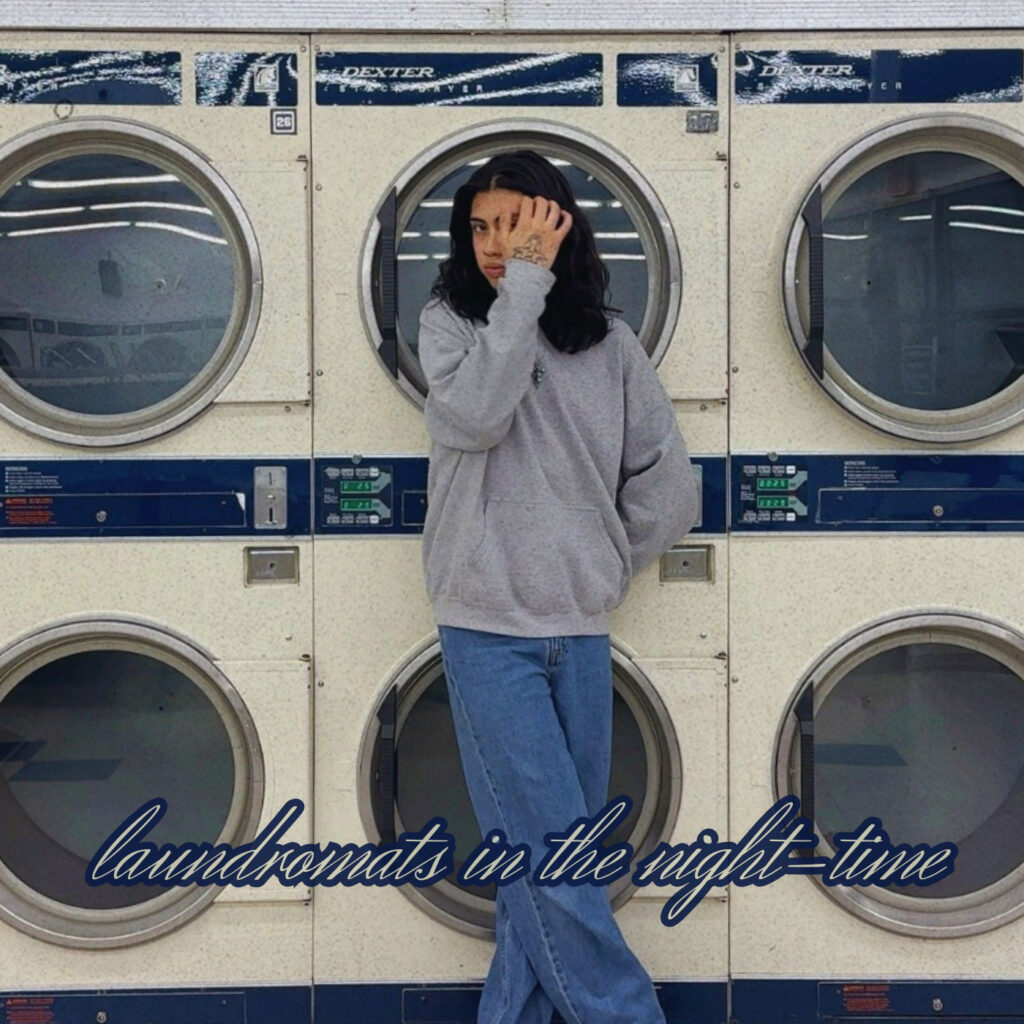 “laundromats in the night time” de blue pablo explora desconexión