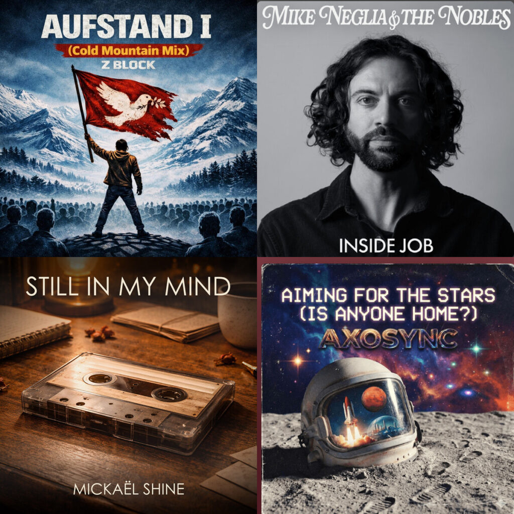 Cuatro canciones, cuatro formas de empujar contra algo más grande que uno mismo.