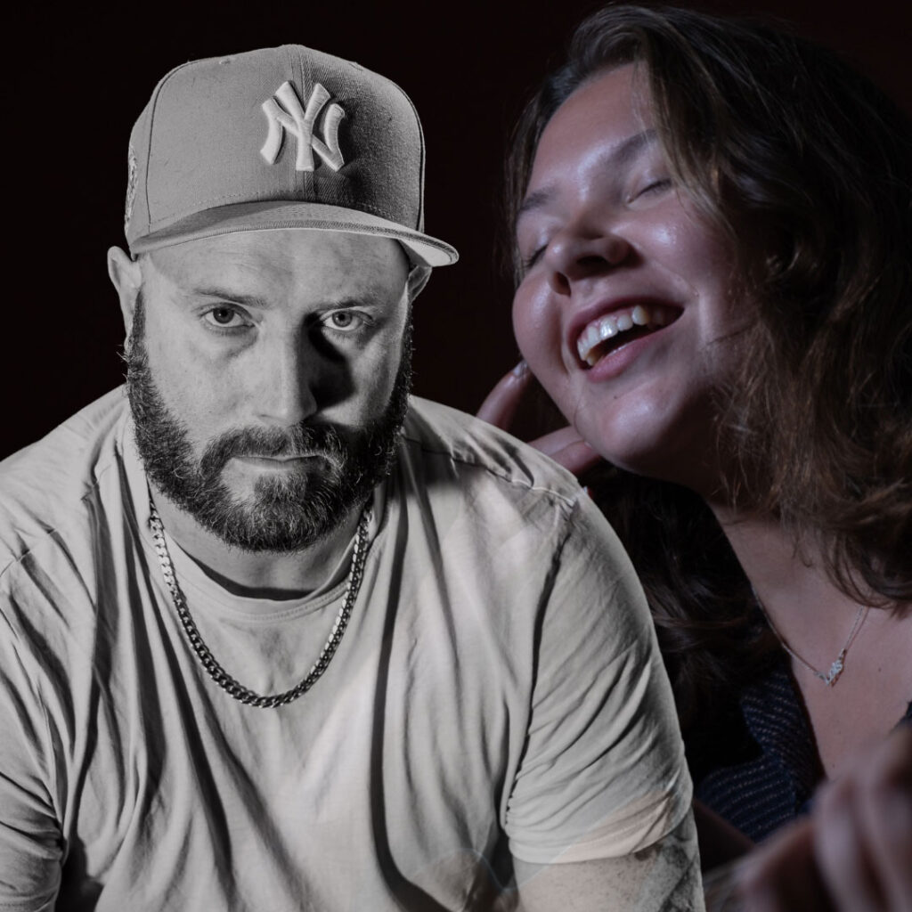 photo Lois Powell and Night Wolf