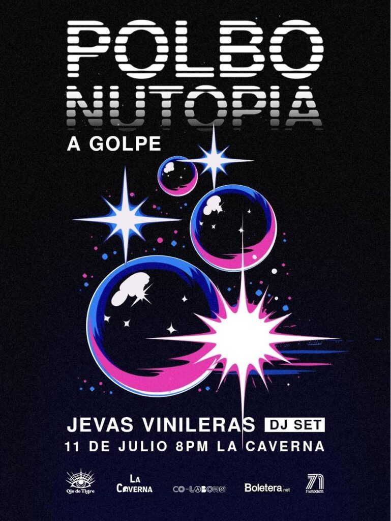 flyer Nutopia La Caverna 11 Julio 2026