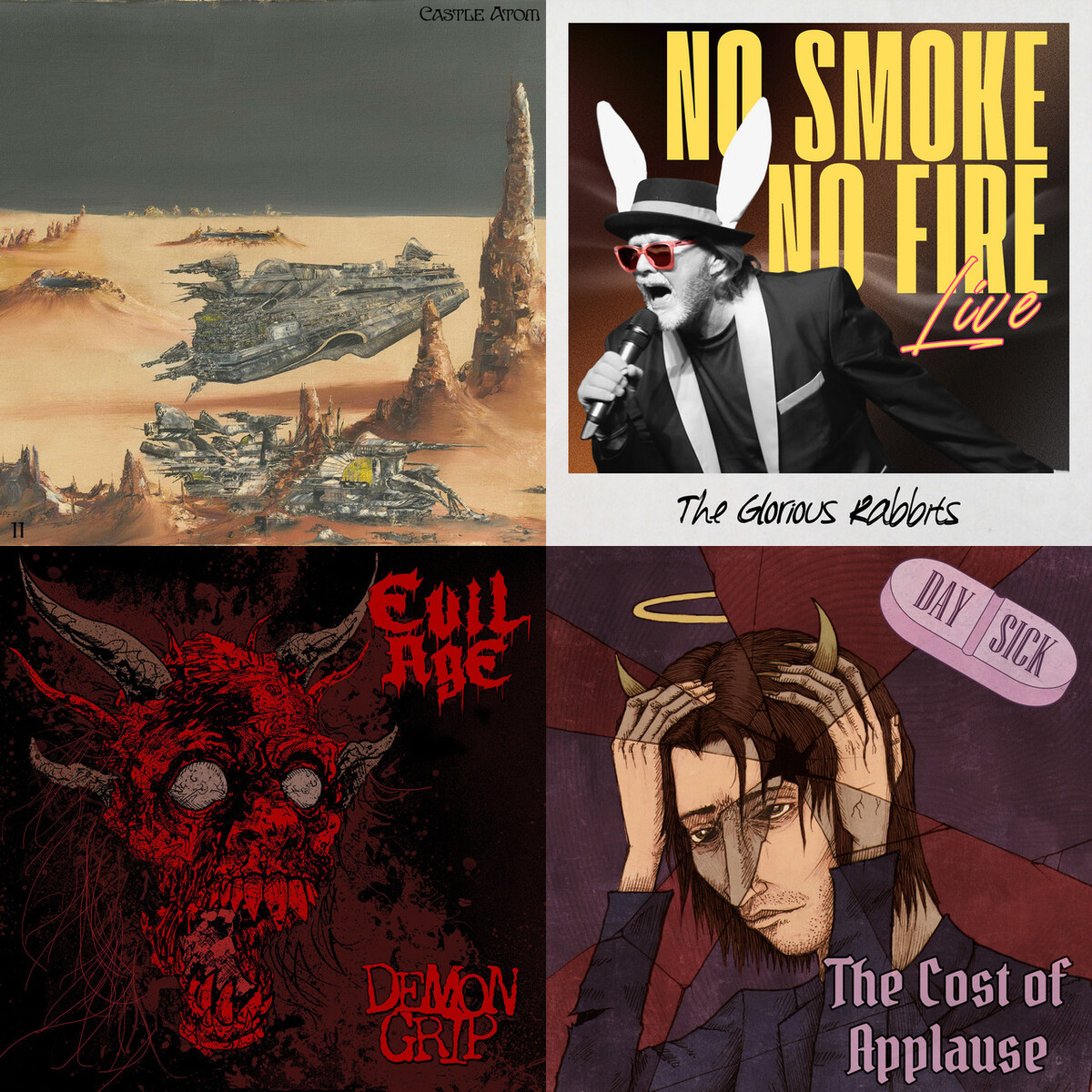  Nuevos sencillos de rock alternativo y metal extremo