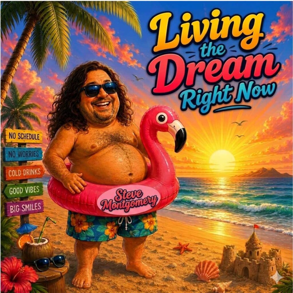 Steve Montgomery: La inyección de energía vital en “Living The Dream Right Now”